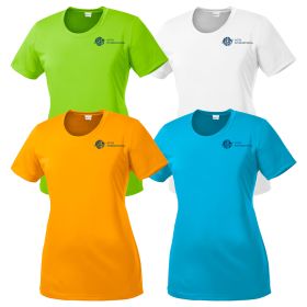 Ladies' Short Sleeve Wicking Tee. LST350 - DF/LC