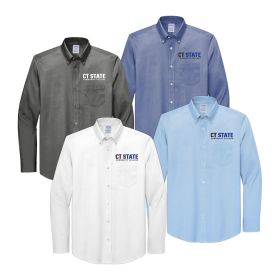 Brooks Brothers&reg; Wrinkle-Free Stretch Pinpoint Shirt. BB18000