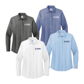 Brooks Brothers&reg; Ladies' Wrinkle-Free Stretch Pinpoint Shirt. BB18001