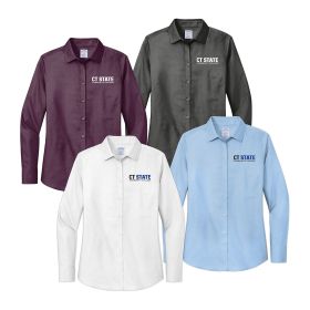 Brooks Brothers&reg; Ladies' Wrinkle-Free Stretch Nailhead Shirt. BB18003