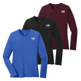 Ladies' Long Sleeve Cotton Tee. LPC54LS