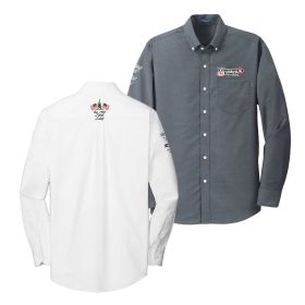 Men's Long Sleeve Oxford Shirt. S658 - EMB/4 LOC.
