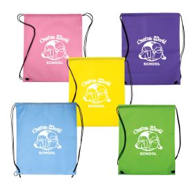 Non-Woven Drawstring Cinch-Up Backpack. BG120 (Lots of 150)