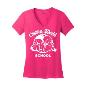 CWS - Ladies' V-Neck Tee. DM1170L - DF/FF