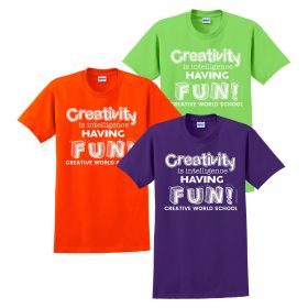 CREATIVITY - Adult Core Cotton Tee. PC54 - DF/FF