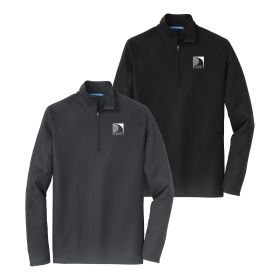 Men's Pinpoint Mesh 1/2-Zip. K806