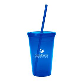 16 Oz. Sunsplash Double Wall Tumbler (Lots of 60). 5870