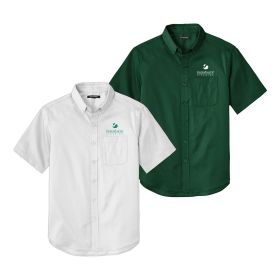 Men's Short Sleeve SuperPro React Twill Shirt. W809