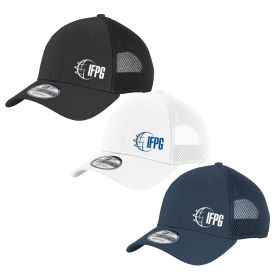 New Era&reg; Snapback Contrast Front Mesh Cap. NE204 - EMB