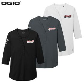 OGIO &reg; Ladies' Jewel Henley. LOG104