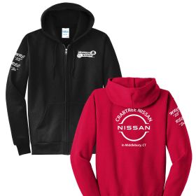 Full-Zip Hooded Sweatshirt. PC78ZH - DF/LC/RS/FB