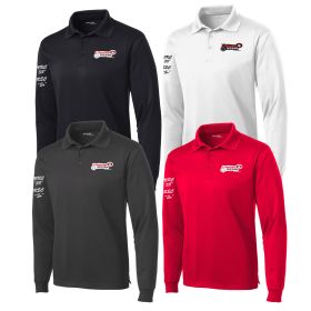 Men's Long Sleeve Micropique Sport-Wick&reg; Polo. ST657