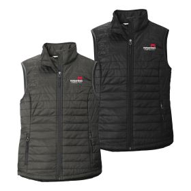 Ladies' Packable Puffy Vest. L851