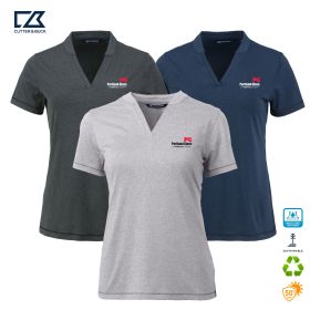 C&B Ladies' Forge Recycled Four-Way Stretch Heathered Blade Top. LCK00153 - DF/LC