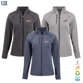 C&B Ladies' Peshastin Fleece Lined Recycled Full-Zip Jacket. LCK00200