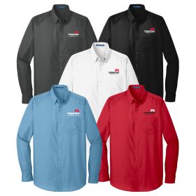 Long Sleeve Carefree Poplin Shirt. W100