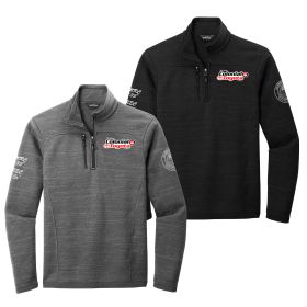 Men's Eddie Bauer &reg; Sweater Fleece 1/4-Zip. EB254 - EMB/ 4 LOC.