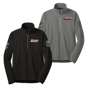 Men's Microfleece 1/2-Zip Pullover. F224-  EMB/ 4 LOC.