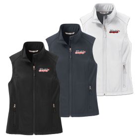 Ladies' Core Soft Shell Vest. L325 - EMB/LC/BC