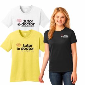 Ladies Short Sleeve Cotton Tee. LPC54 - GP/FF
