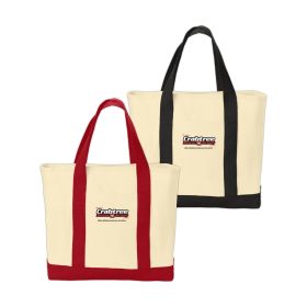 Ideal Twill Two-Tone Shopping Tote.  B400