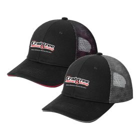 Double Mesh Snapback Sandwich Bill Cap. C818