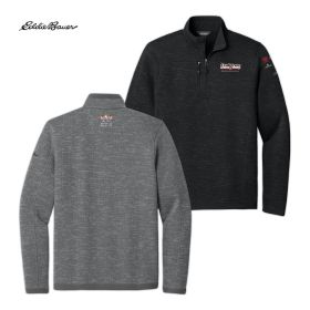Men's Eddie Bauer ® Sweater Fleece 1/4-Zip. EB254 - EMB/3 LOC.