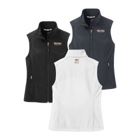  Ladies' Core Soft Shell Vest. L325 - EMB/LC/BC