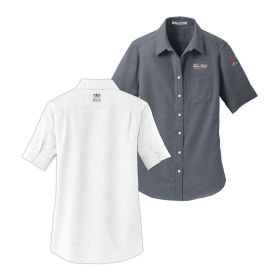  Ladies' Short Sleeve Oxford Shirt. L659 - EMB/3 LOC.