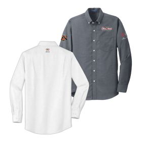 Men's Long Sleeve Oxford Shirt. S658 - EMB/3 LOC.