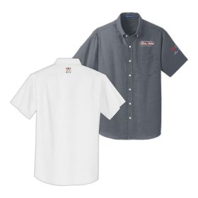  Men's Short Sleeve Oxford Shirt. S659 - EMB/3 LOC.