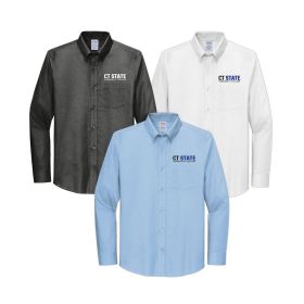 Brooks Brothers Wrinkle-Free Stretch Nailhead Shirt. BB18002