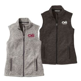 Ladies' Sweater Fleece Vest L236