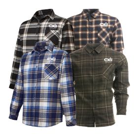  Burnside Woven Plaid Flannel With Biased Pocket. B8212