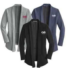 Ladies' Interlock Cardigan. L807