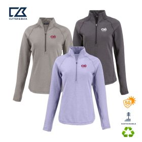 C&B Ladies' Peshastin Fleece Recycled Half Zip Pullover. LCK00182