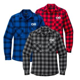  Ladies' Plaid Flannel Shirt. LW669