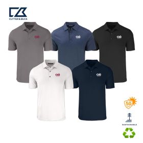 Cutter & Buck Forge Eco Stretch Recycled Mens Polo. MCK01236 - DF/LC