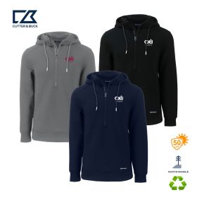 Cutter & Buck Eco 1/2-Zip Recycled Men's Hoodie. MCK01279