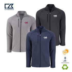 Cutter & Buck Peshastin Fleece Recycled Mens Full Zip Jacket. MCK01326