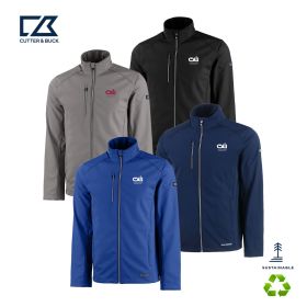 Cutter & Buck Evoke Softshell Recycled Full Zip Men's Jacket. MCO00078