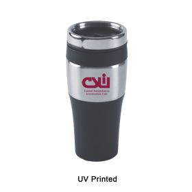 16 oz Silver Streak Travel Mug (Sold Individually). MG410