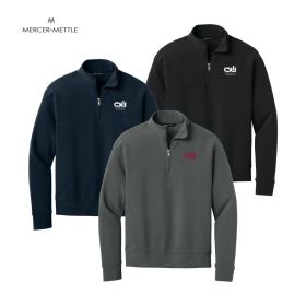 Mercer+Mettle Men's Linear Texture 1/4-Zip. MM3040