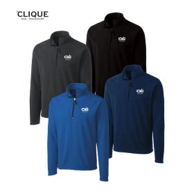 Clique® Summit Performance Fleece Half Zip Men's Pullover Jacket. MQO00027