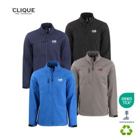 Clique® Tempest Waterproof Full Zip Men's Softshell Jacket. MQO00078