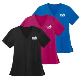 Ladies' Flex V-Neck Scrub Top. WW4168