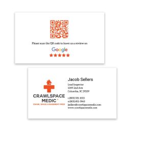 Crawlspace Medic - Business Cards, Standard 2-Sided (Min Qty 100)