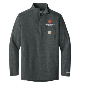 Crawlspace Medic - Carhartt Force 1/4-Zip Long Sleeve T-Shirt. CT106660