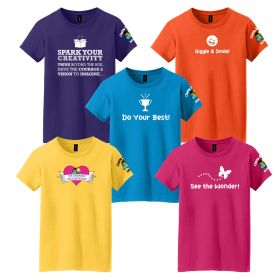 CORE VALUES - Ladies' Heavy 100% Cotton T-Shirt. 5000L - DF/FF