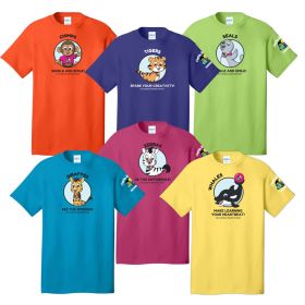 MASCOT SLOGAN- Adult Core Cotton Tee. PC54 - DF/FF
